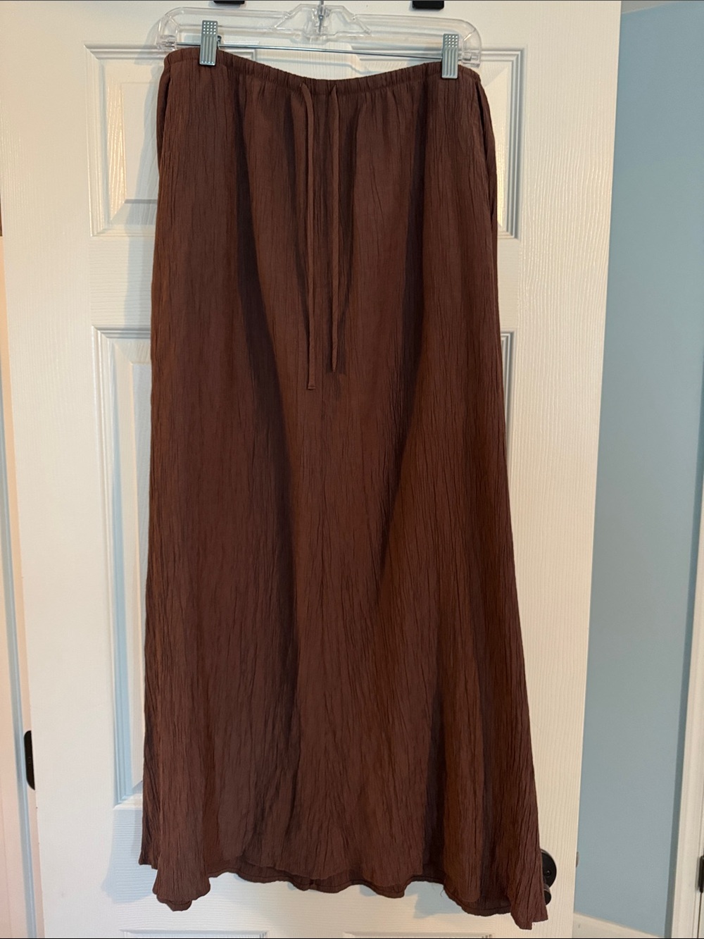 ZARA Brown Gauze Maxi Skirt